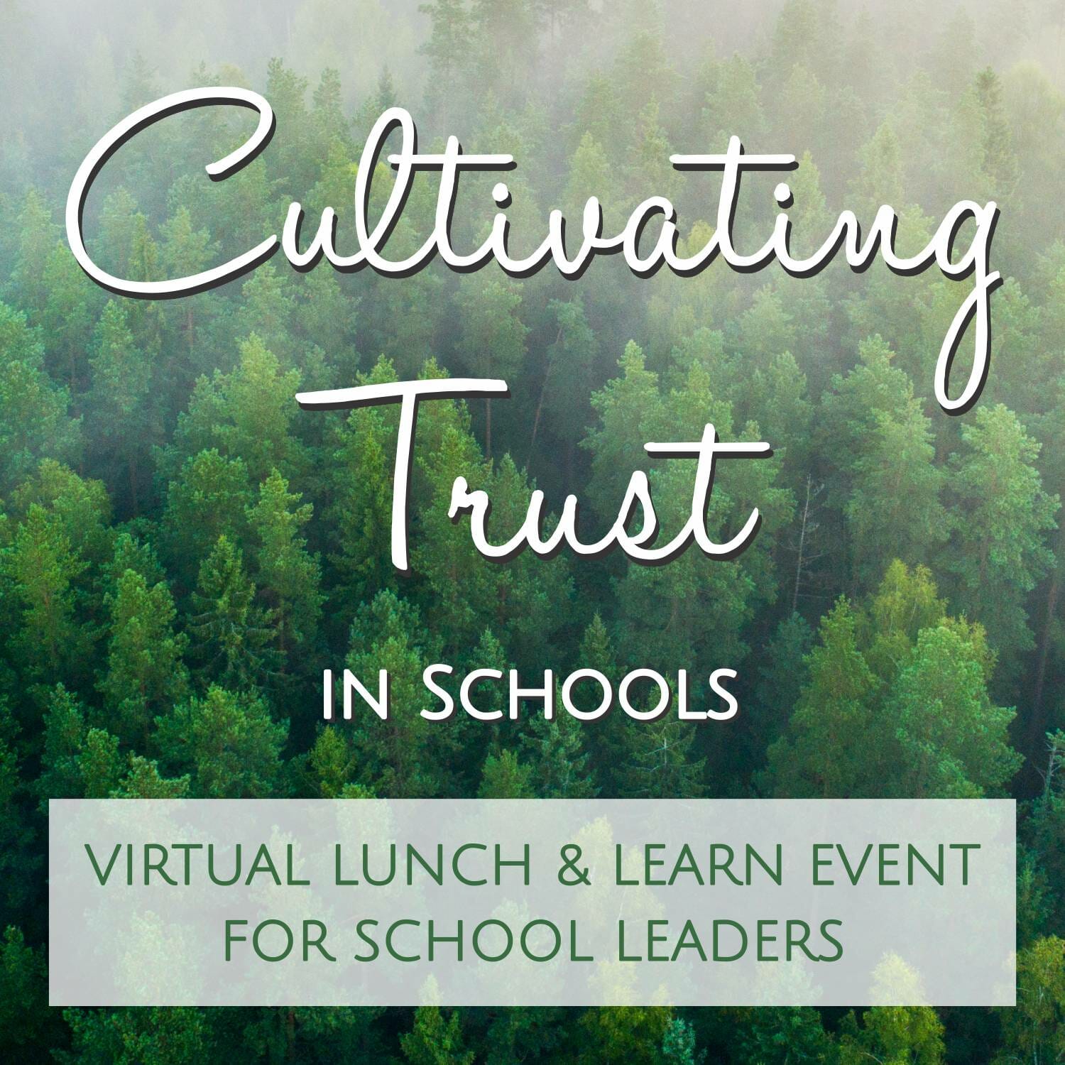 Cultivating Trust Learn Forward Webinar