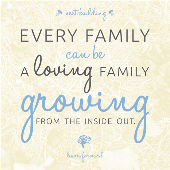 every family can be a loving family growing from the inside out