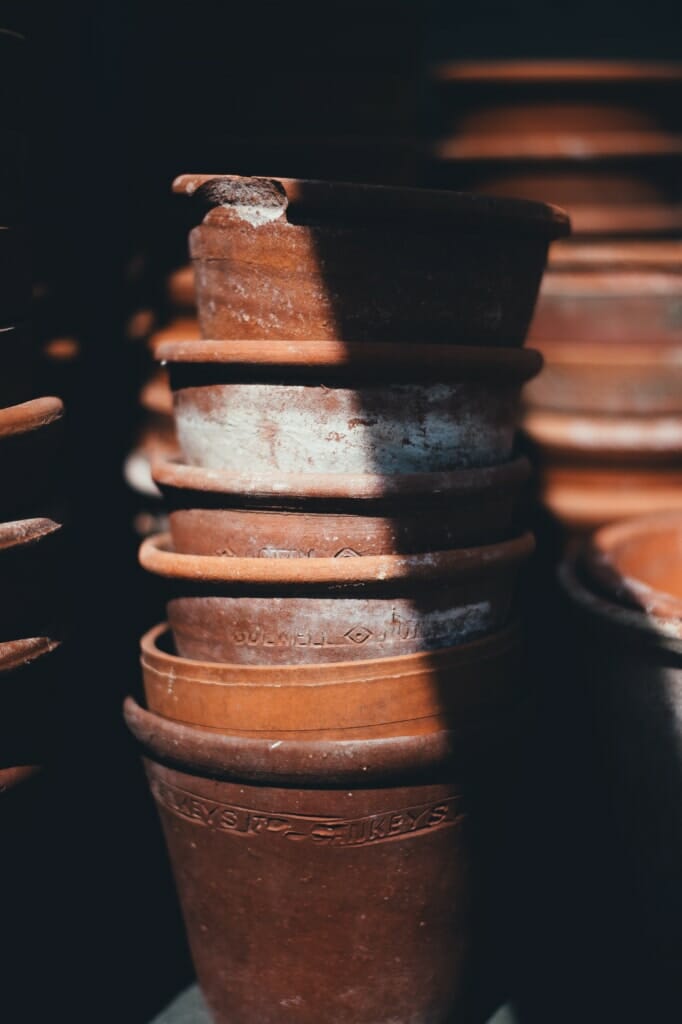 clay pots